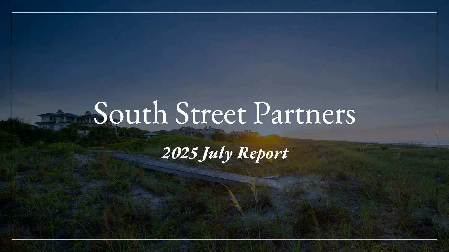 July 2025 monthly performance report cover